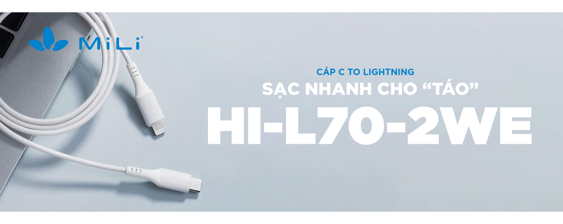 Cáp C to Lightning 2m MiLi - HI-L70-2