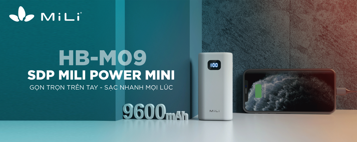 Sạc dự phòng MiLi Power Mini 9